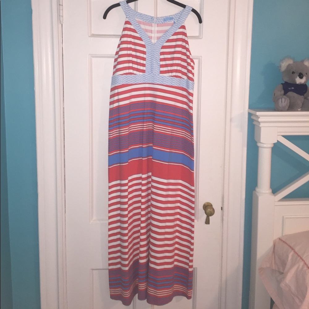 Red white and blue summer dress