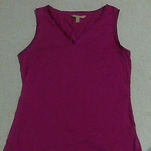 Purple Top With V line