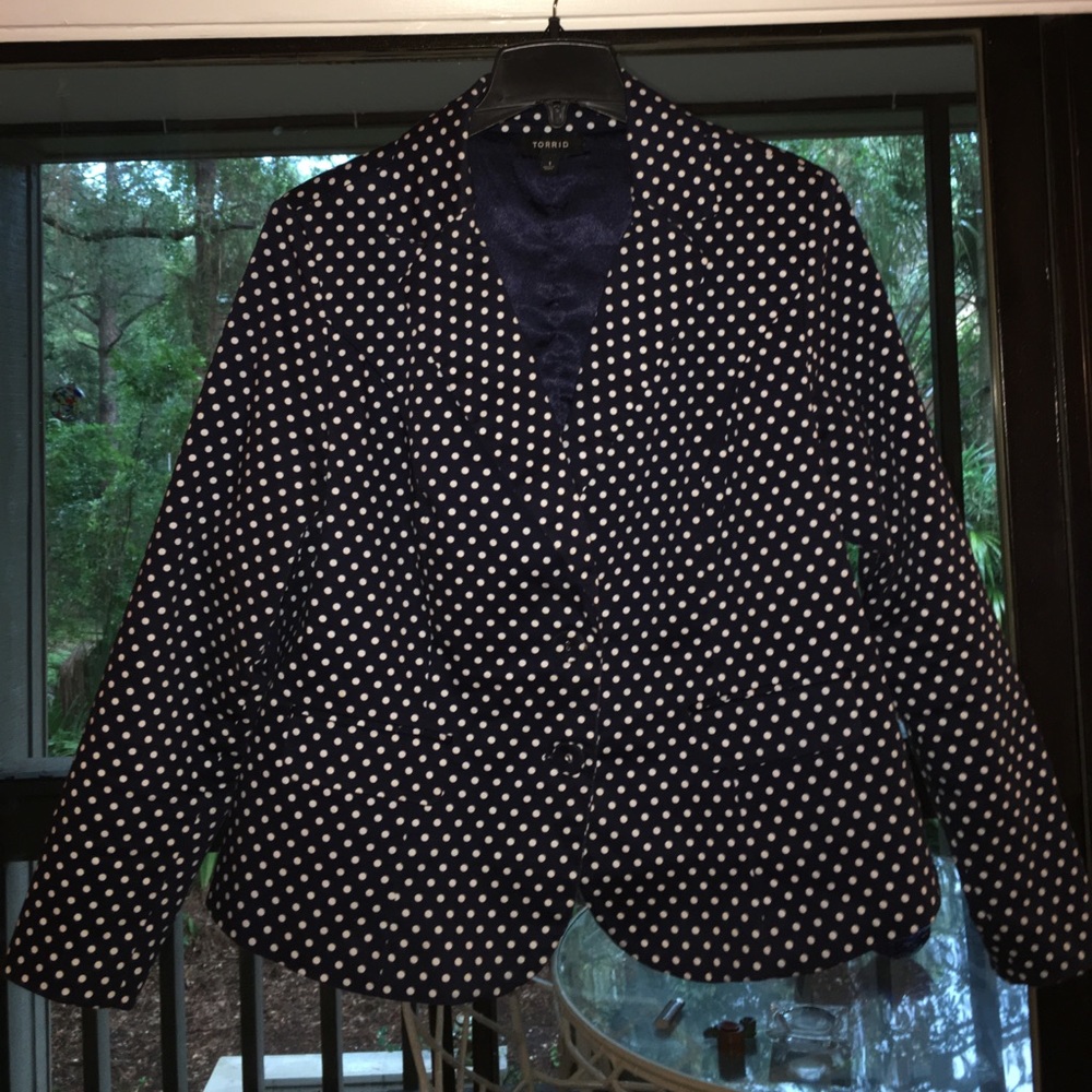 Cute and comfortable torrid blazer!