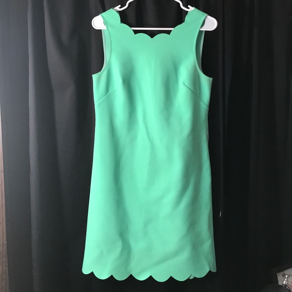 Scalloped J Crew Dress