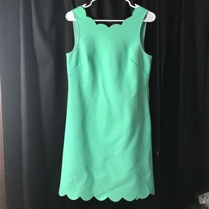 Scalloped J Crew Dress