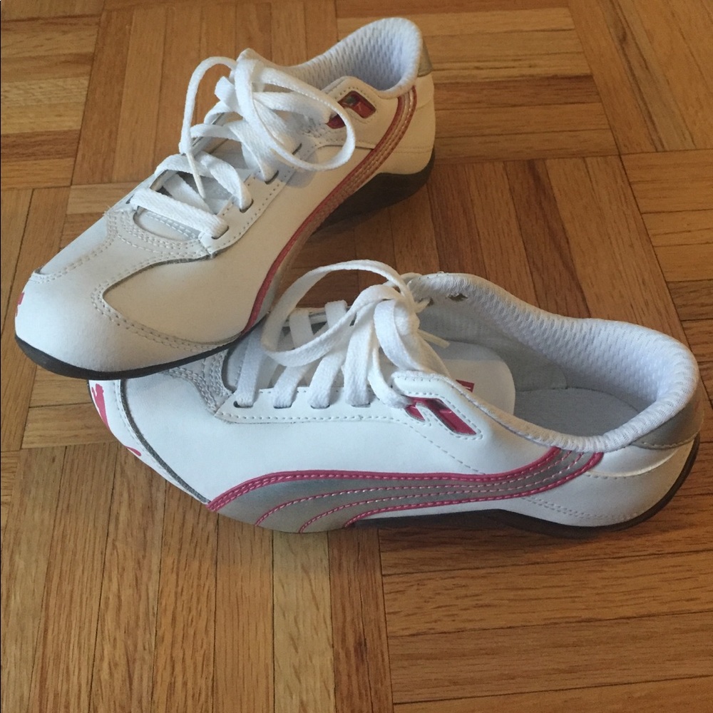 Puma white sneakers