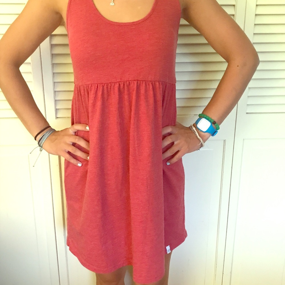 Lauren James- The Basics: red racer back dress