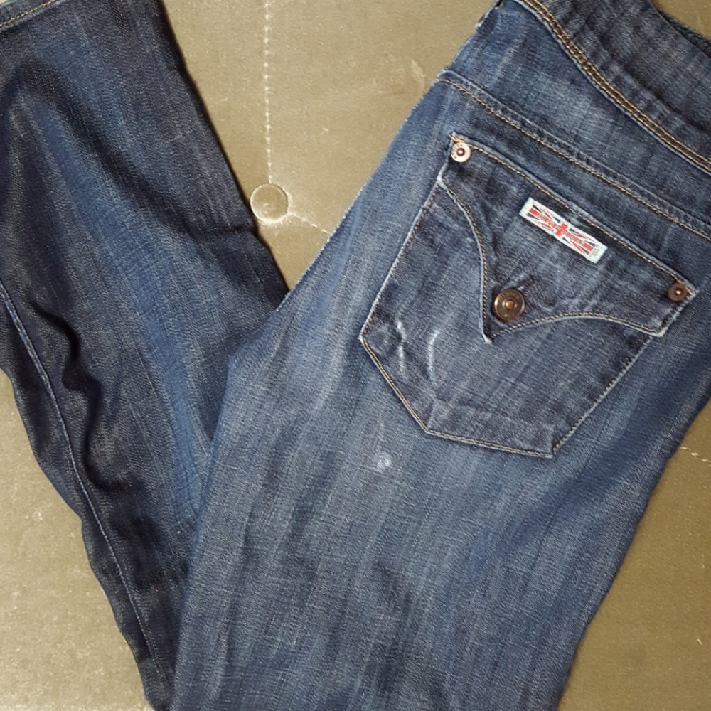 Low rise, dark wash