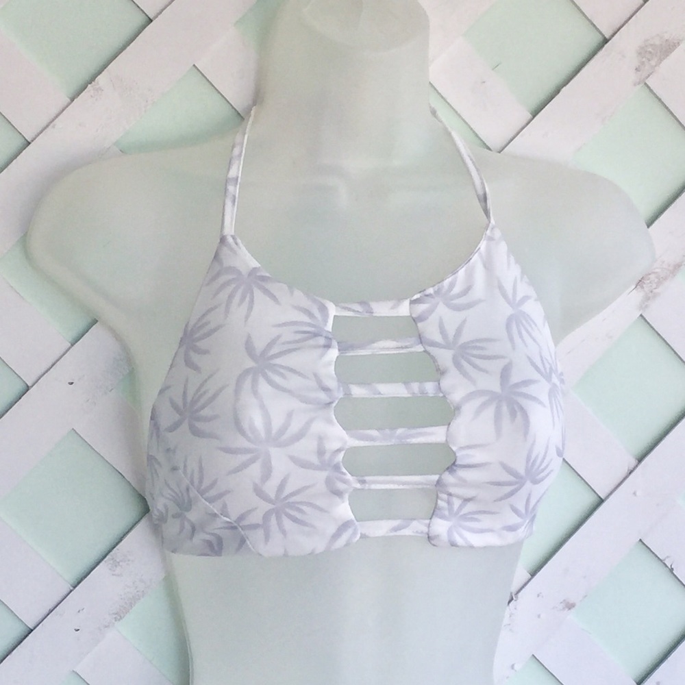 Palm print Crop Top
