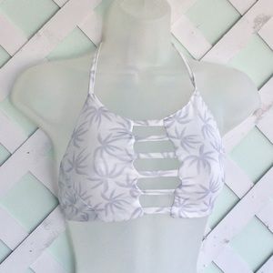 Palm print Crop Top