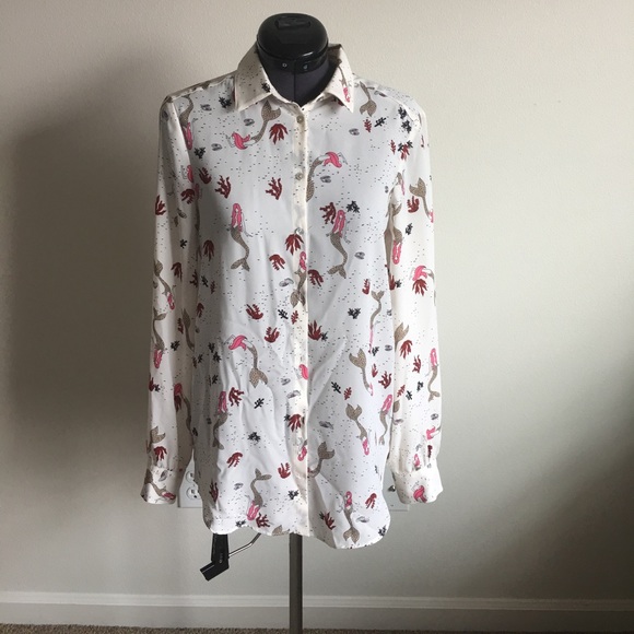Zara Tops - Zara Mermaid Blouse
