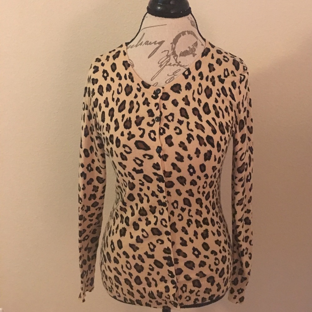Leopard Print Cardigan