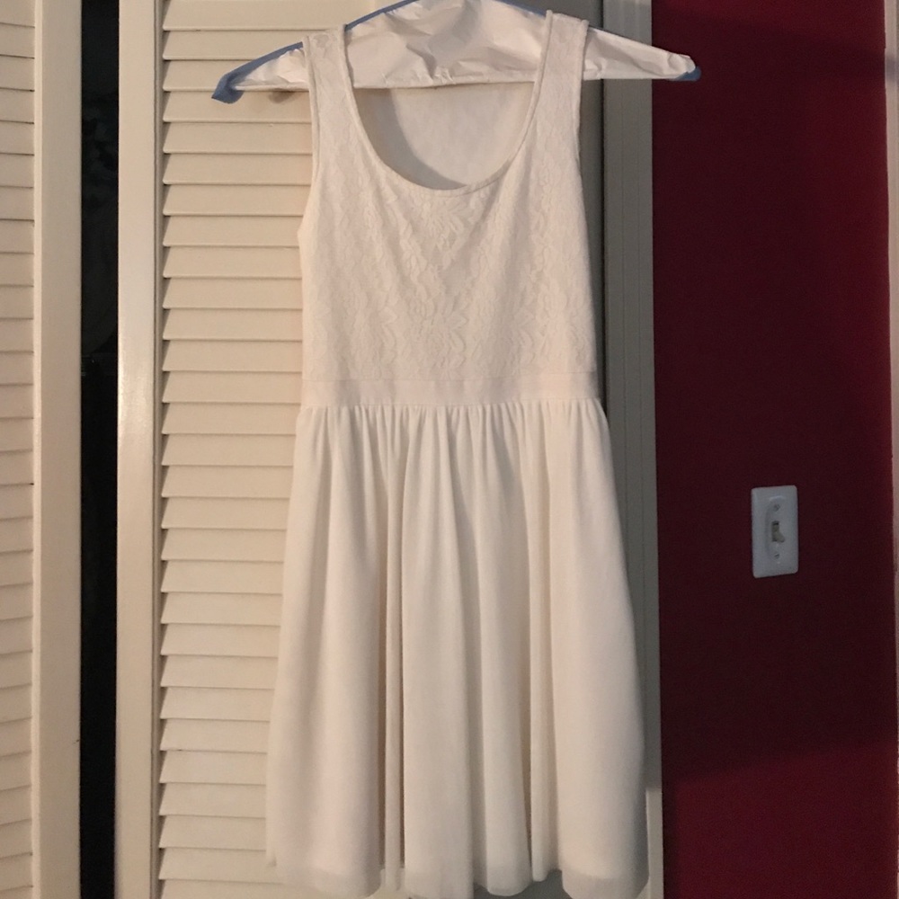 Nordstrom white skater dress