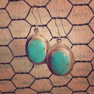 Turquoise earrings $20