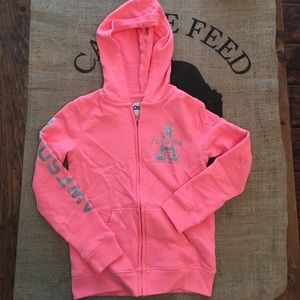 OshKosh Orange hoodie…size 6x