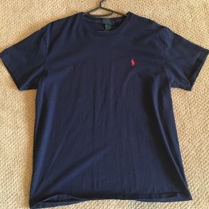 Ralph Lauren T-Shirt Navy (w/ red horse)