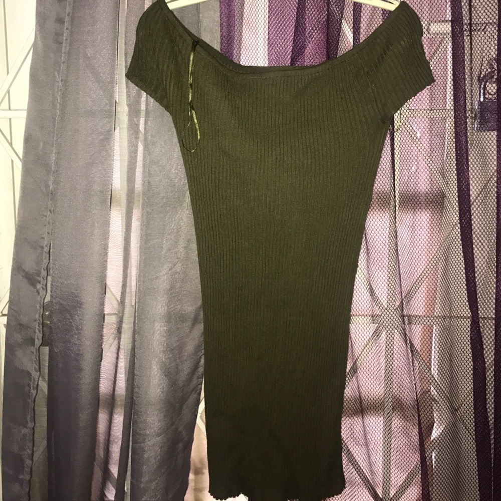 Cute Army Green Dress