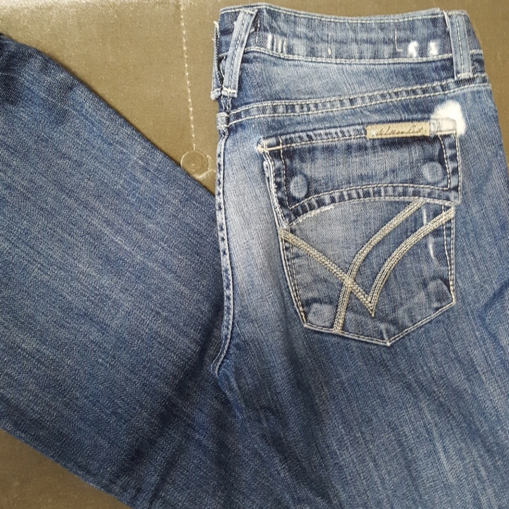 Distressed flare jeans by William Rast