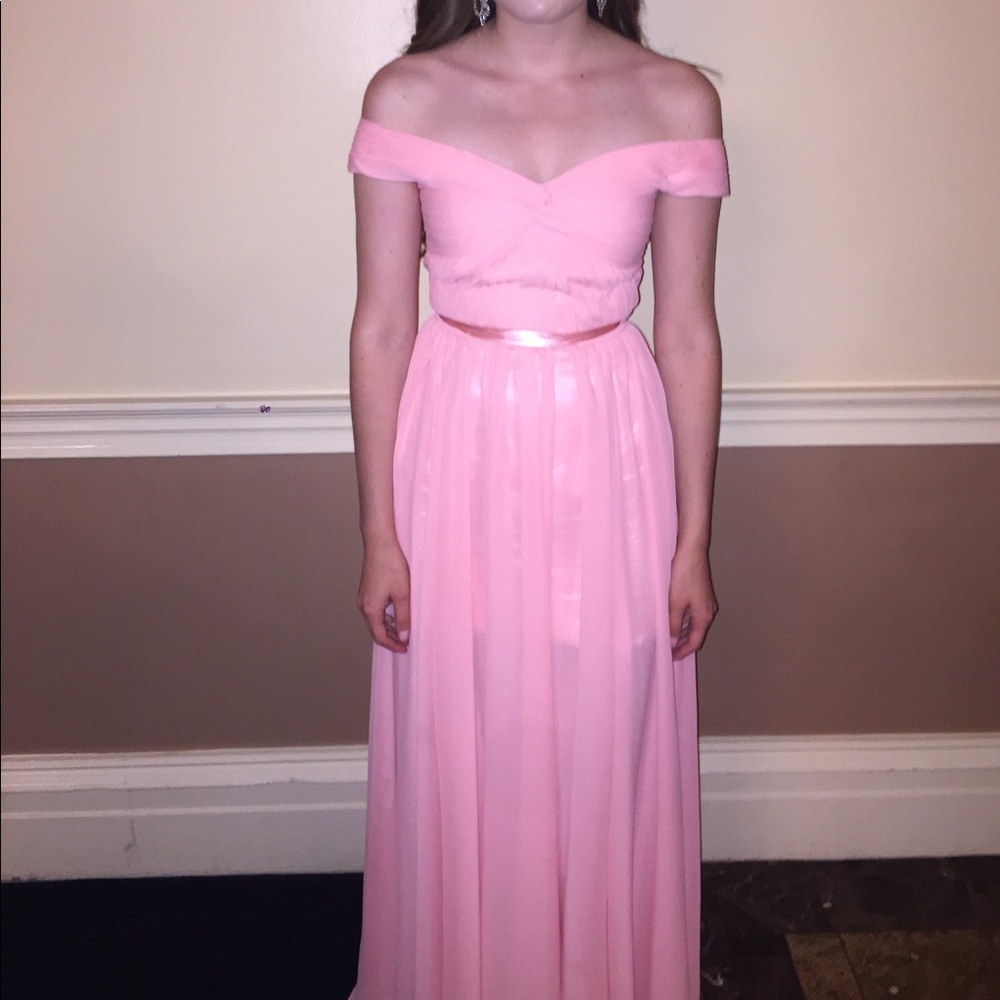 Off The Shoulder Evening Gown
