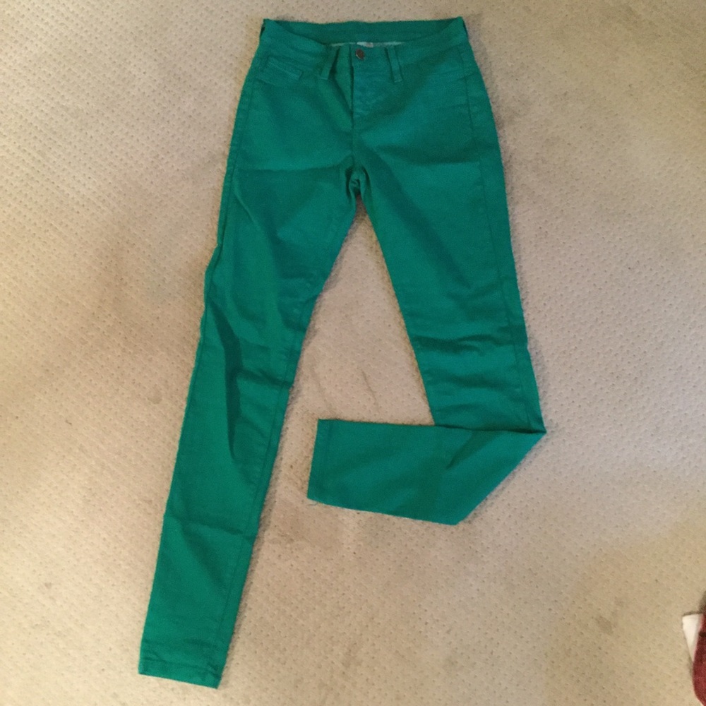 Green jeans