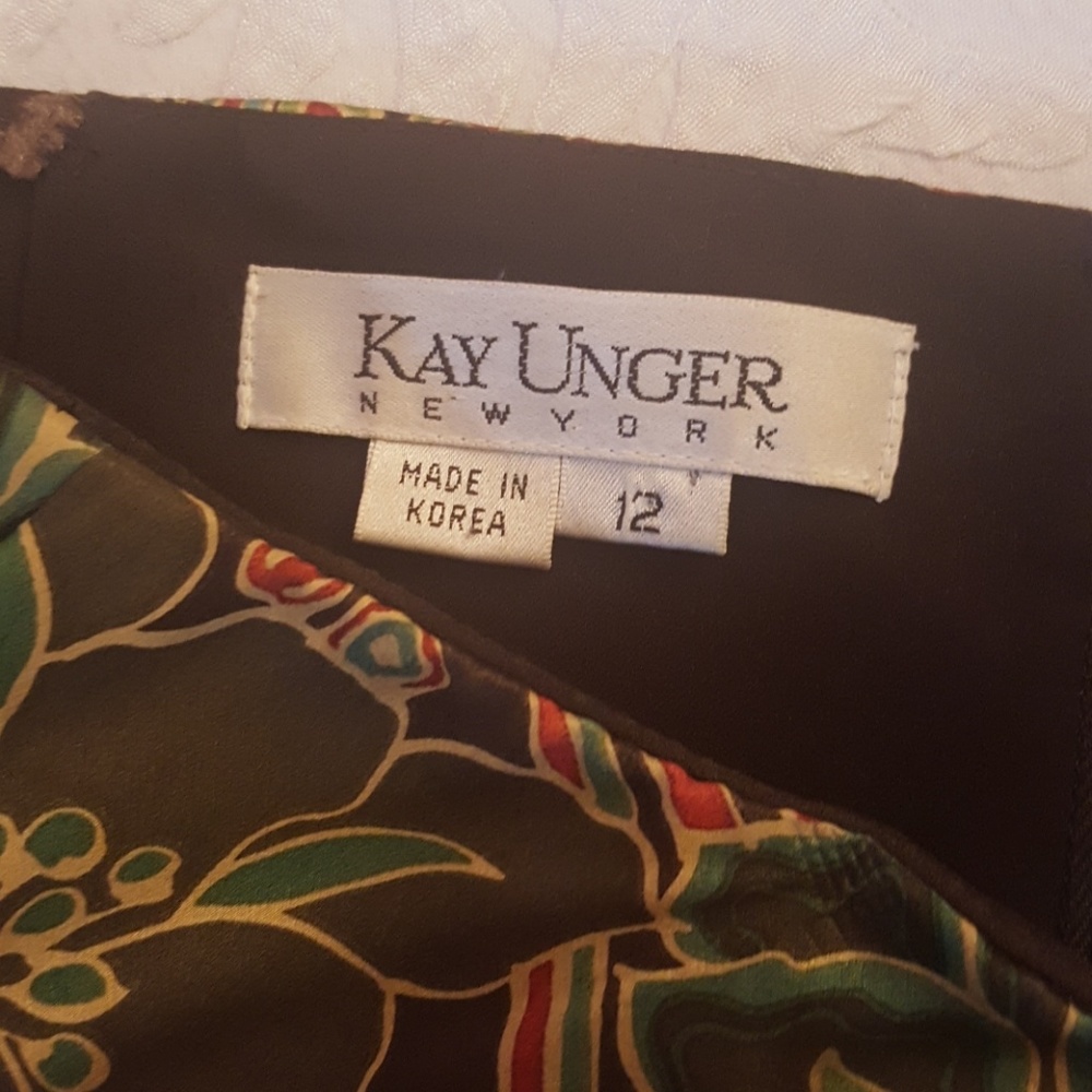 Kay Unger strapless dress silk - Picture 5 of 7