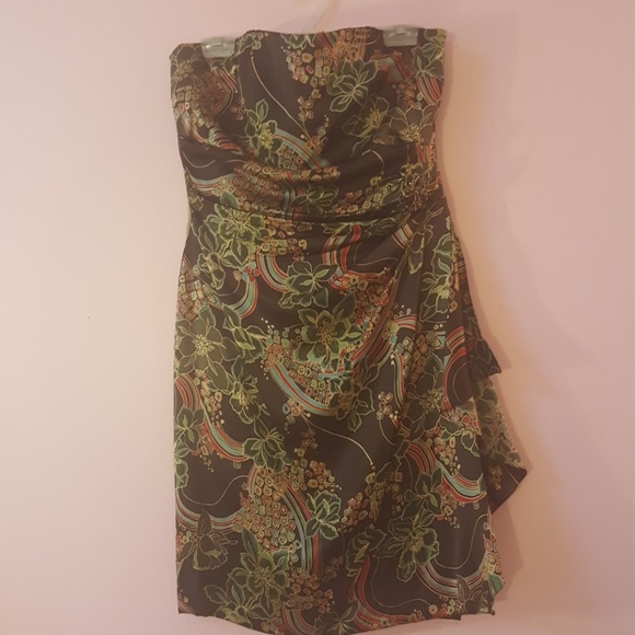 Kay Unger strapless dress silk - Picture 3 of 7