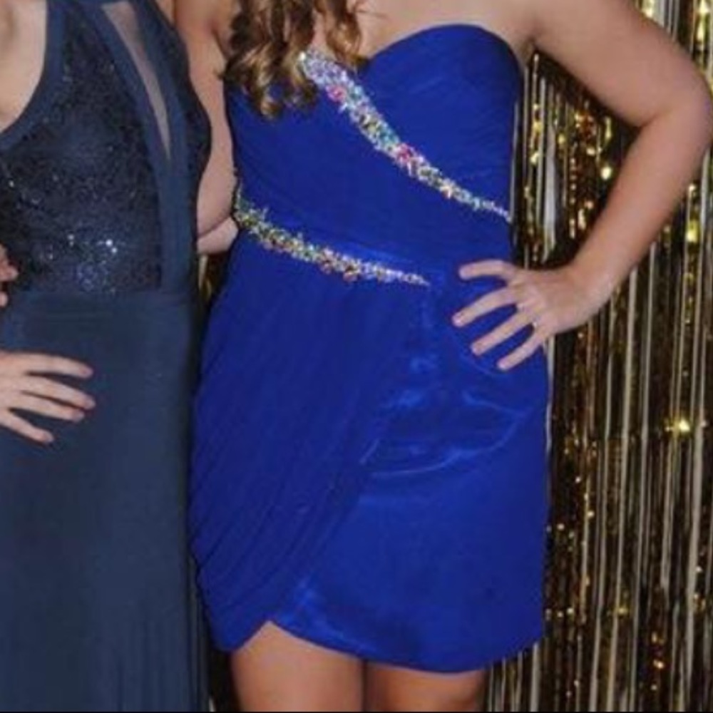 Royal blue homecoming/formal dress