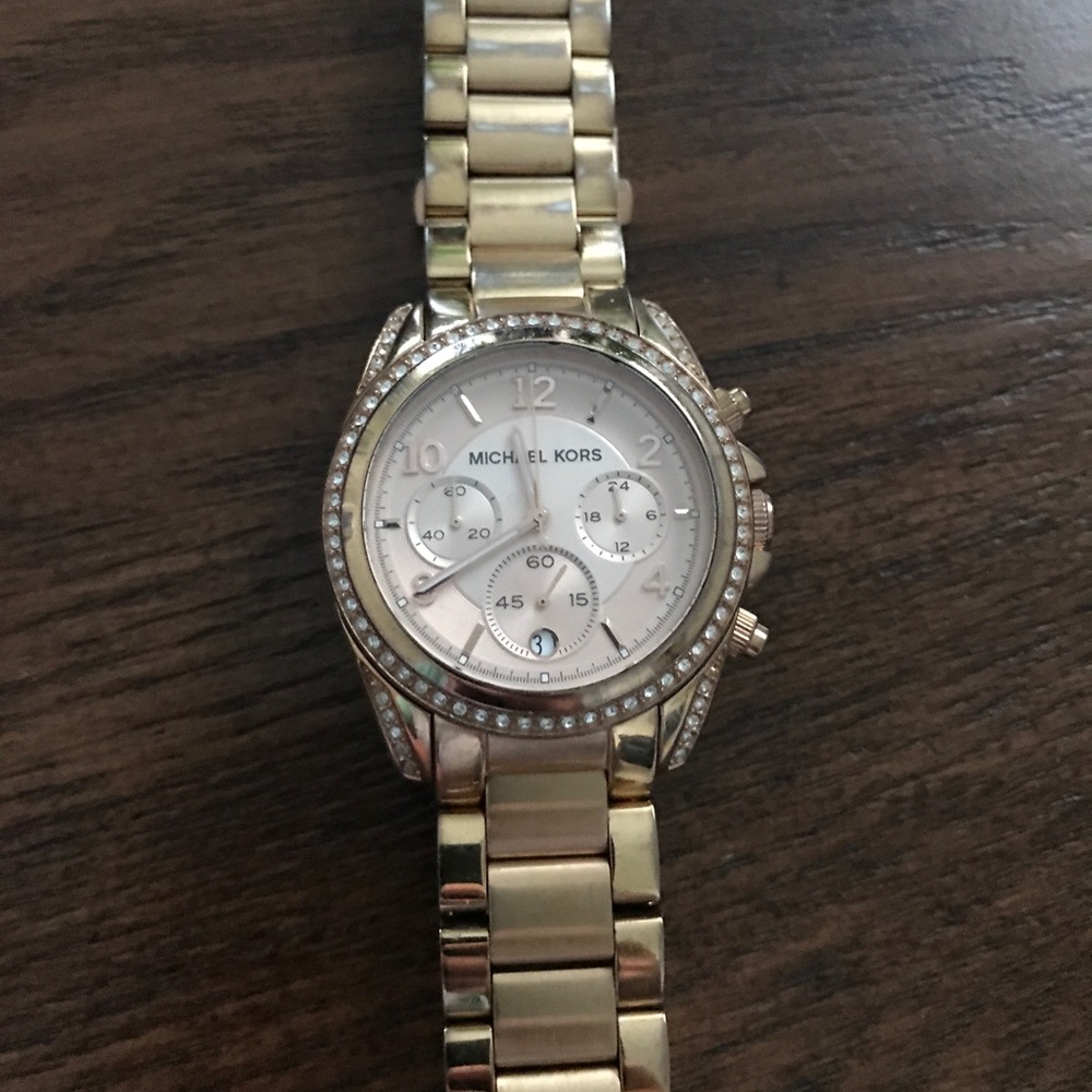Gold Michael Kors watch