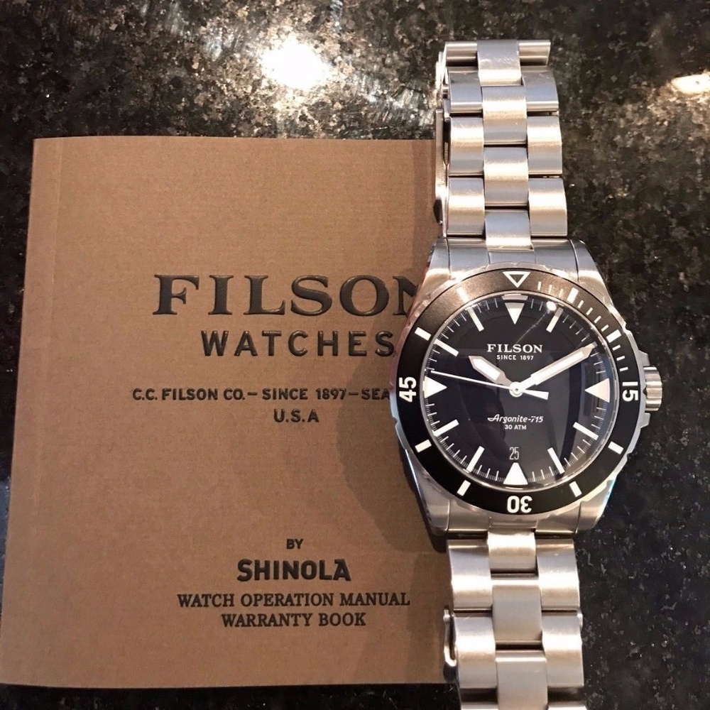 Filson/Shinola Dutch Harbor 43mm Dive Watch
