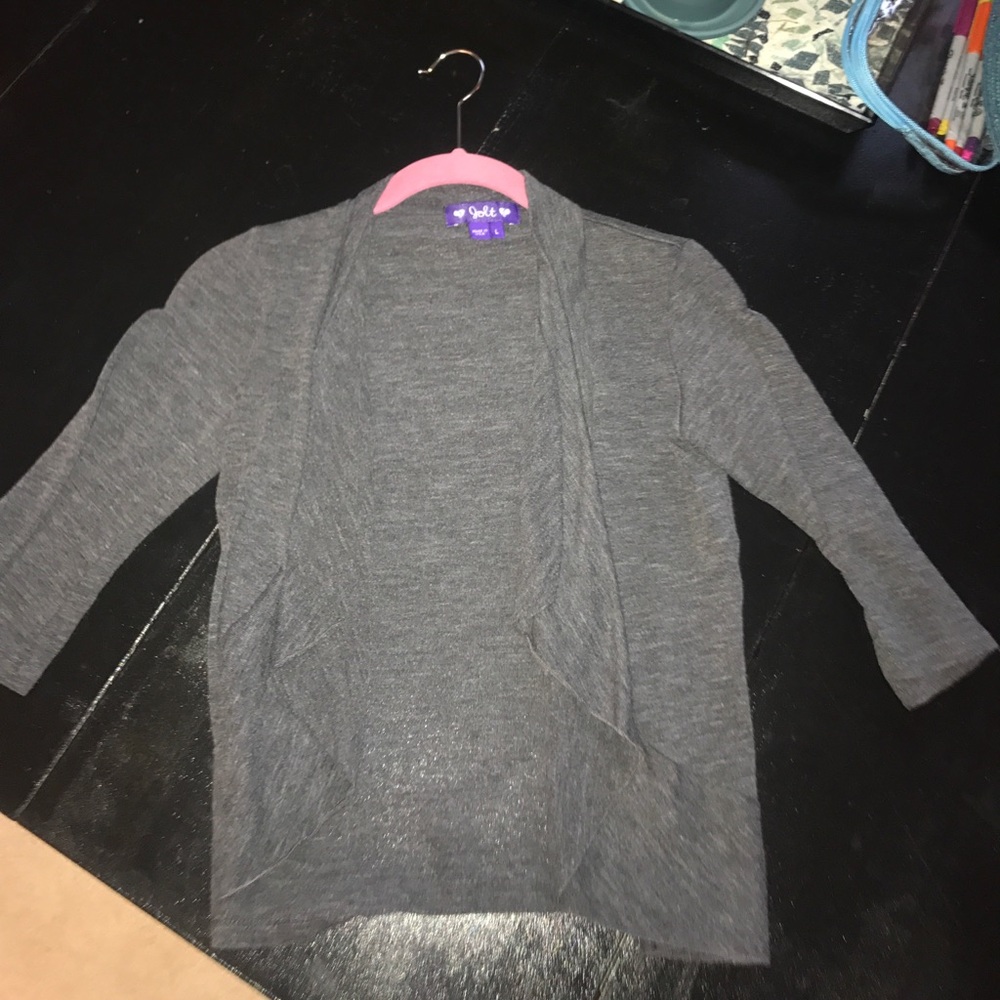 Grey cardigan