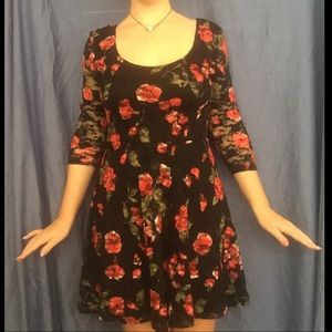 Black Floral Dress