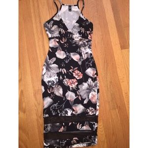 Bodycon floral dress