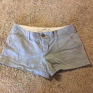 Old Navy Khaki shorts. Grey. Size 2.