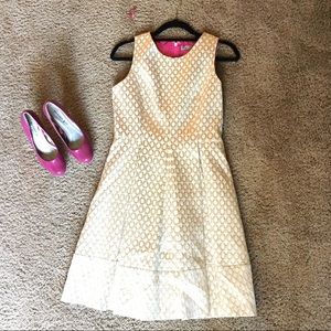 Eliza j gold dress