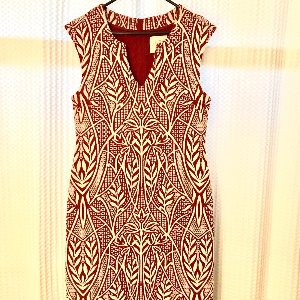 ANTHROPOLOGIE // HD in PARIS Textured Floral Dress