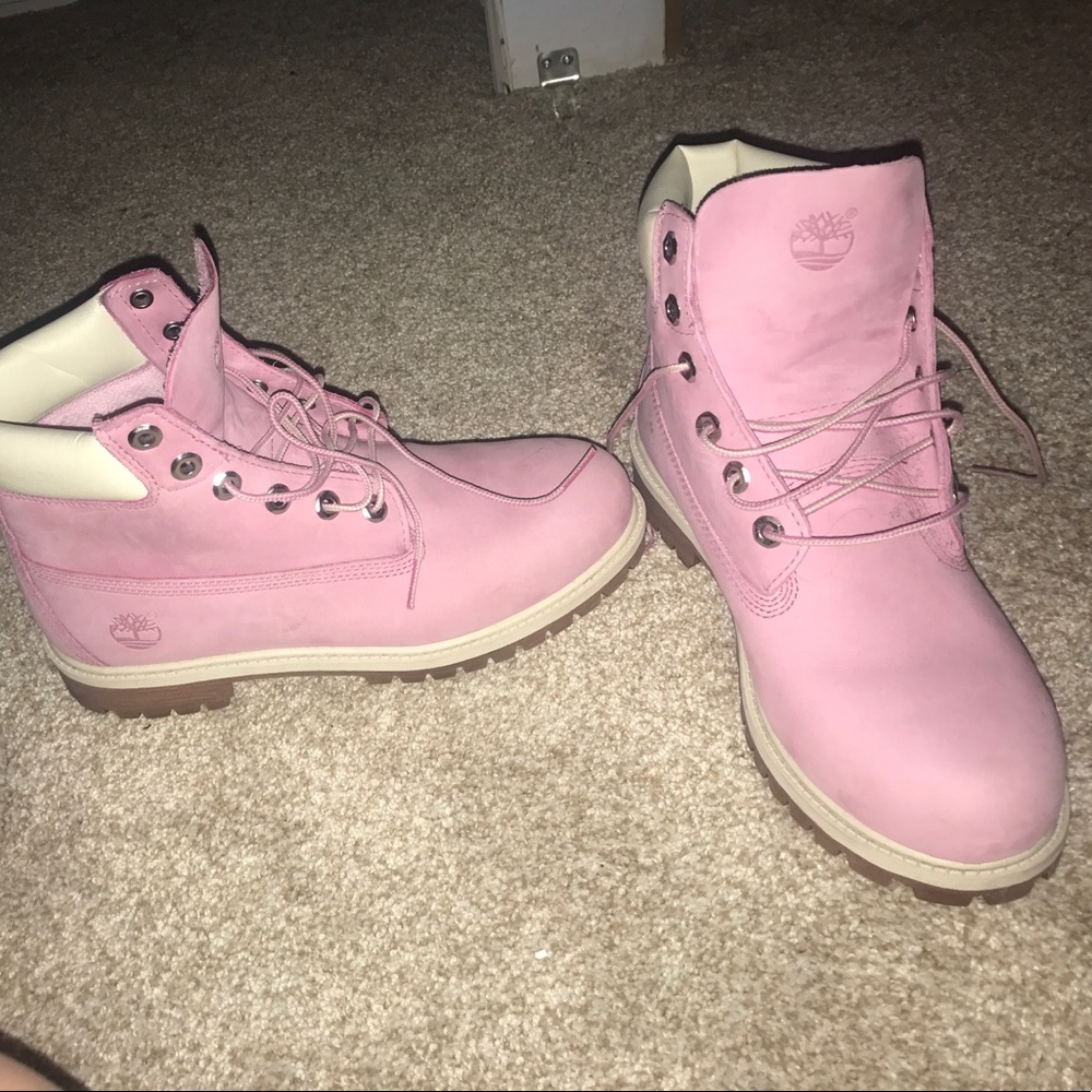Pink timberlands