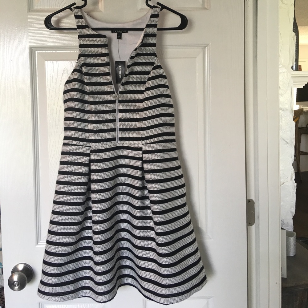 B&W Striped Dress
