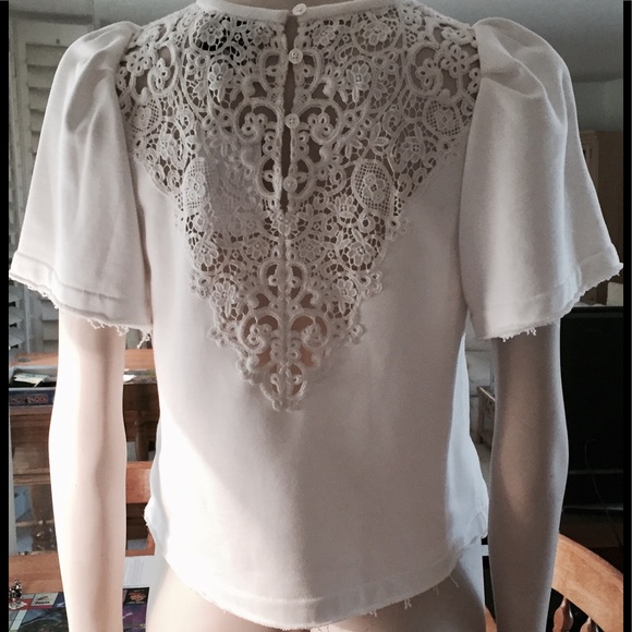 Sea white short sleeved blouse - Picture 4 of 4