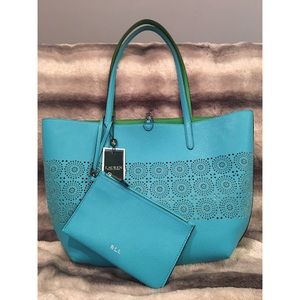 Authentic Ralph Lauren Littlebury reversible Tote