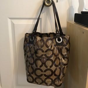 Brown Coach bag