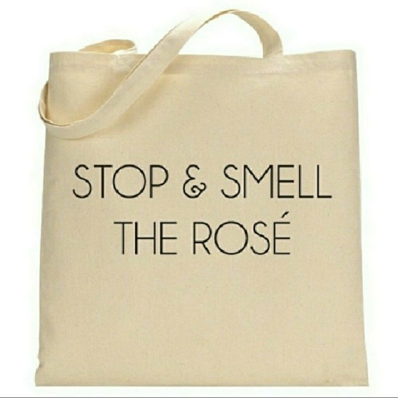 🍷Stop & Smell The Rose` Tote 🍷 - Picture 3 of 3