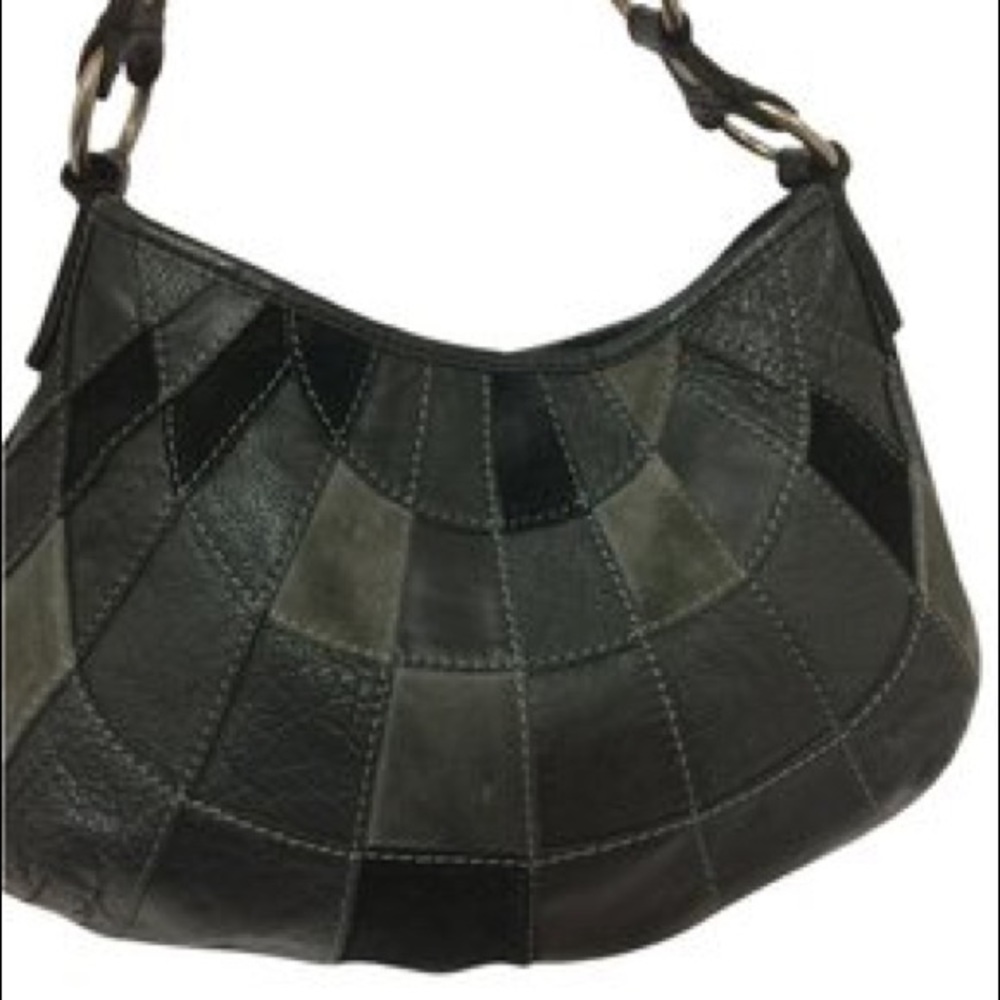 Lucky Brand Medium black Patch hobo slouch bag
