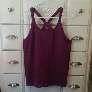 Maroon work out tank