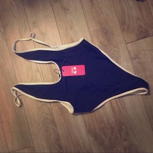 deep V One Piece swim suit