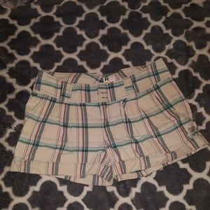 🦉Roxy Plaid Shorts