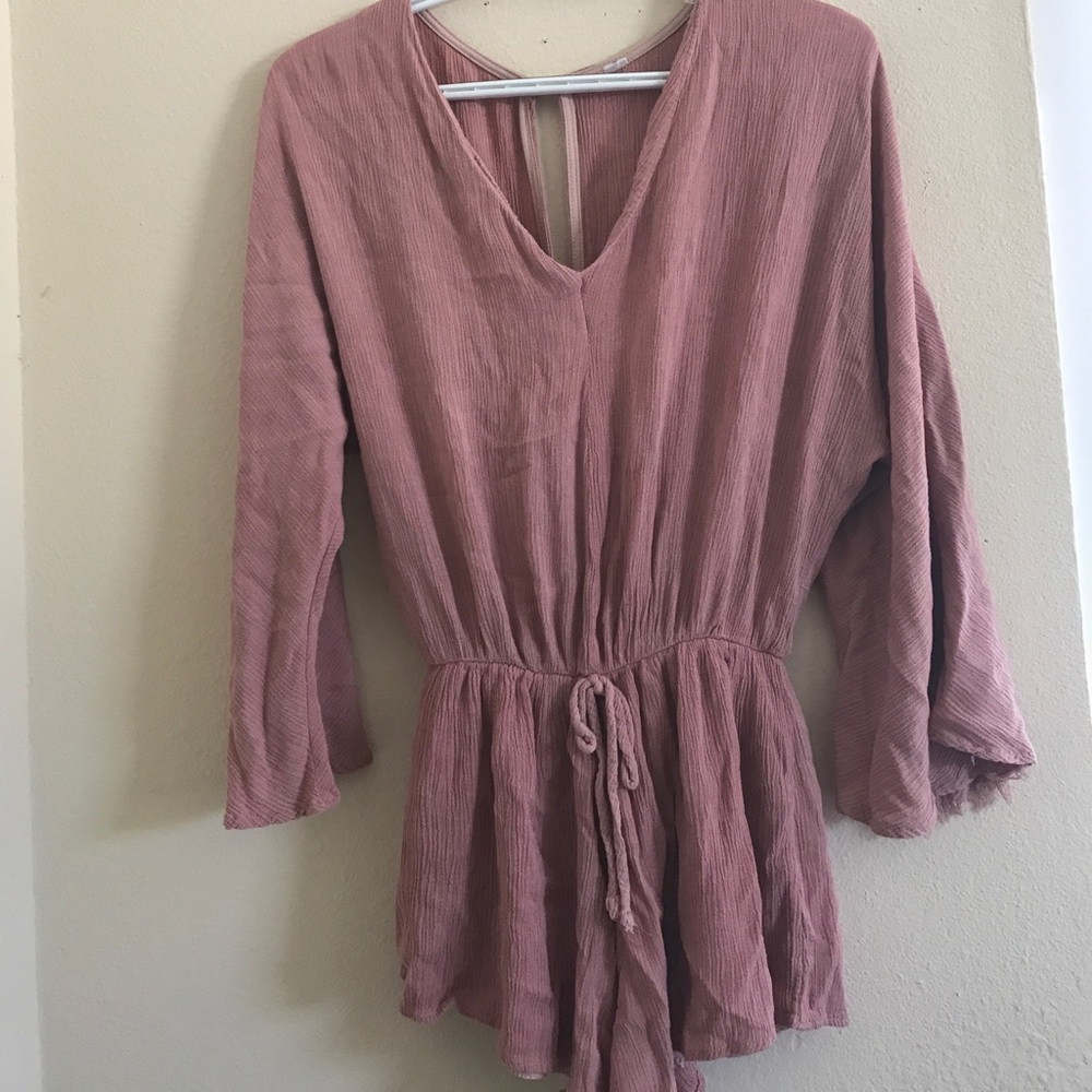 Pink romper