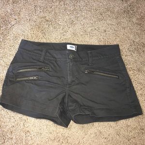 Old Navy khaki shorts. Dark gray. Size 2.