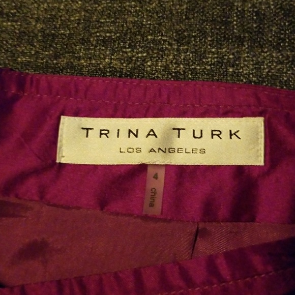 Trina Turk Purple Skirt - Picture 3 of 4