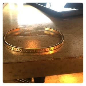 She believed she could bangle gold