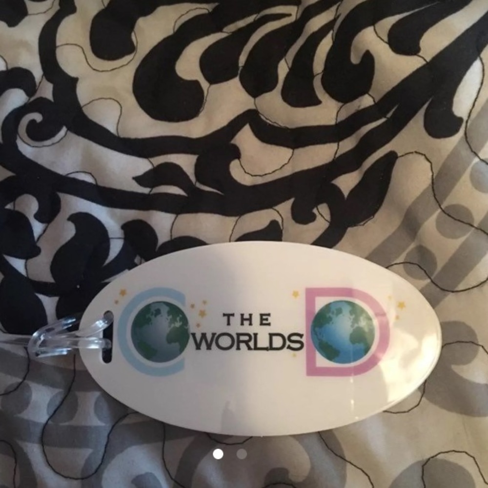 the cheerleading worlds bag tag SOLD