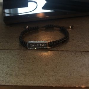 Imagine dream believe bracelet glitter