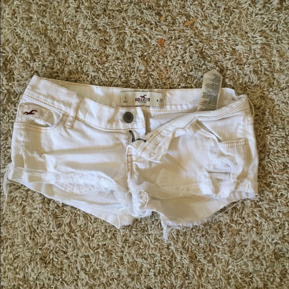 White Hollister Shorts
