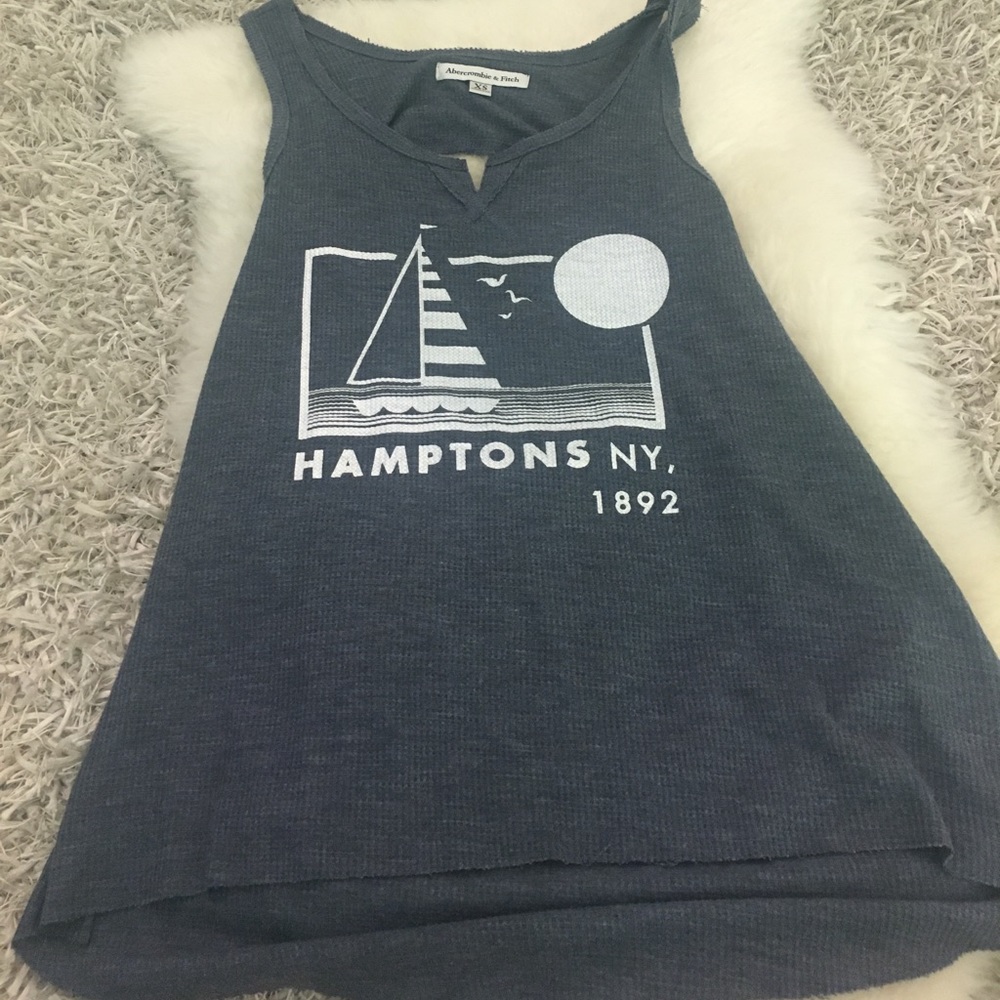 Blue tank top