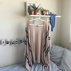 H&M Kimono Style Thick Cardigan in Blush Pink 💐